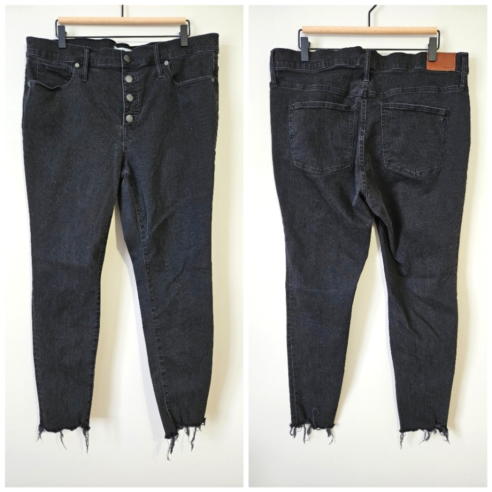 Madewell Black High Rise Skinny Jeans